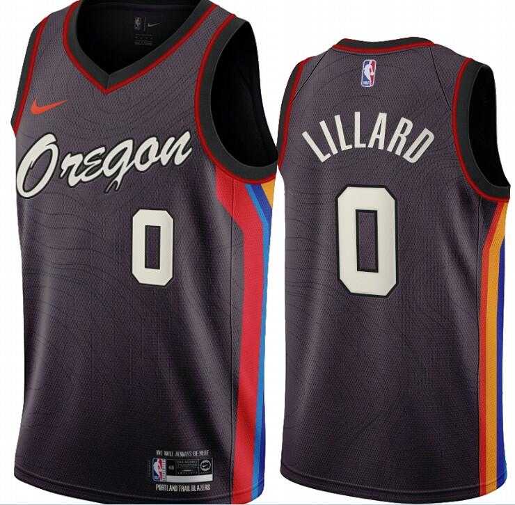 Blazers 0 Damian Lillard Black 2020-21 City Edition Swingman Jersey Dzhi,We sell and wholesale Blazers 0 Damian Lillard Black 2020-21 City Edition Swingman Jersey Dzhi on line form chian!